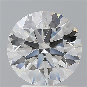 Picture of Lab Grown Diamond 3.05 Carats, Round with Ideal Cut, E Color, VS1 Clarity and Certified by IGI