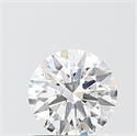 Lab Grown Diamond 1.01 Carats, Round with Excellent Cut, E Color, VS1 Clarity and Certified by IGI