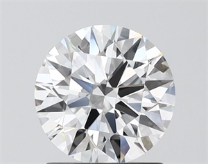 Picture of Lab Grown Diamond 1.29 Carats, Round with Ideal Cut, D Color, VVS2 Clarity and Certified by IGI