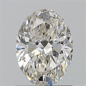 Foto Diamante Natural 1.01 quilates, Ovalado , Color I, claridad VS2 y certificado GIA de