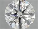 Natural Diamond 0.80 Carats, Round with Excellent Cut, I Color, VVS2 Clarity and Certified by IGI