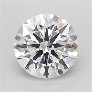 Picture of Lab Grown Diamond 1.04 Carats, Round with Ideal Cut, D Color, VVS2 Clarity and Certified by IGI