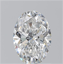 Natural Diamond 1.23 Carats, Oval with  Cut, E Color, VS2 Clarity and Certified by GIA
