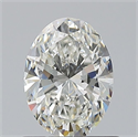Diamante Natural 0.80 quilates, Ovalado , Color H, claridad VVS1 y certificado GIA