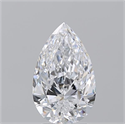Natural Diamond 3.01 Carats, Pear with  Cut, D Color, SI1 Clarity and Certified by GIA