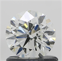 Natural Diamond 0.73 Carats, Round with Excellent Cut, J Color, VVS2 Clarity and Certified by GIA
