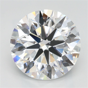 Picture of Lab Grown Diamond 4.02 Carats, Round with Ideal Cut, D Color, IF Clarity and Certified by IGI