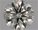 Natural Diamond 0.80 Carats, Round with Excellent Cut, K Color, VVS2 Clarity and Certified by GIA