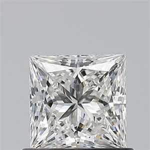 Picture of Natural Diamond 0.72 Carats, Princess with  Cut, G Color, VVS2 Clarity and Certified by GIA