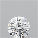 Lab Grown Diamond 1.03 Carats, Round with Ideal Cut, D Color, VVS2 Clarity and Certified by IGI