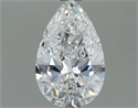 Natural Diamond 1.00 Carats, Pear with  Cut, G Color, VS2 Clarity and Certified by GIA