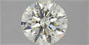 Natural Diamond 1.30 Carats, Round with Excellent Cut, L Color, IF Clarity and Certified by IGI
