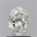 Diamante Natural 0.51 quilates, Ovalado , Color H, claridad VVS1 y certificado GIA