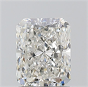 Natural Diamond 1.20 Carats, Radiant with  Cut, I Color, SI1 Clarity and Certified by GIA