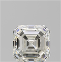 Natural Diamond 2.01 Carats, Asscher with  Cut, K Color, VVS2 Clarity and Certified by GIA