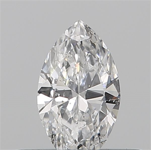 Picture of Natural Diamond 0.11 Carats, Marquise with  Cut, F Color, SI1 Clarity and Certified by IGI