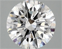 Del inventario de diamantes de laboratorio, 2.43 quilates, Redondo , Color F, claridad VS2 y certificado IGI