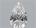 Diamante Natural 0.80 quilates, De pera , Color E, claridad VS2 y certificado GIA
