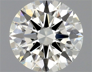 Foto Diamante Natural 0.46 quilates, Redondo , Color I, claridad IF y certificado GIA de