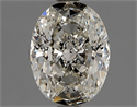 Natural Diamond 1.01 Carats, Oval with  Cut, J Color, SI2 Clarity and Certified by GIA