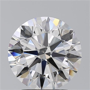 Picture of Natural Diamond 2.81 Carats, Round with Excellent Cut, G Color, VS2 Clarity and Certified by GIA