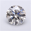 Del inventario de diamantes de laboratorio, 1.25 quilates, Redondo , Color G, claridad VVS2 y certificado IGI