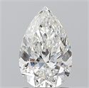 Natural Diamond 1.20 Carats, Pear with  Cut, G Color, SI2 Clarity and Certified by GIA