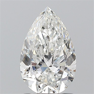 Picture of Natural Diamond 1.20 Carats, Pear with  Cut, G Color, SI2 Clarity and Certified by GIA