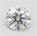 Lab Grown Diamond 2.42 Carats, Round with Excellent Cut, G Color, VS2 Clarity and Certified by IGI
