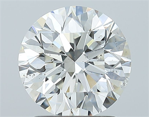 Foto Diamante Natural 1.70 quilates, Redondo , Color H, claridad SI1 y certificado GIA de