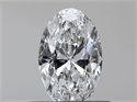Diamante Natural 0.40 quilates, Ovalado , Color F, claridad SI2 y certificado GIA