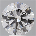 Lab Grown Diamond 5.03 Carats, Round with Ideal Cut, E Color, VVS1 Clarity and Certified by IGI