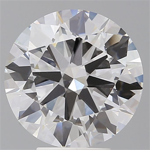 Picture of Lab Grown Diamond 5.03 Carats, Round with Ideal Cut, E Color, VVS1 Clarity and Certified by IGI