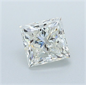 Diamante Natural 0.70 quilates, Princesa , Color I, claridad VVS2 y certificado GIA