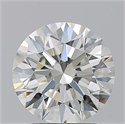 Natural Diamond 2.25 Carats, Round with Excellent Cut, K Color, VVS2 Clarity and Certified by GIA