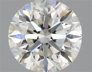 Picture of Natural Diamond 0.70 Carats, Round with Excellent Cut, G Color, VVS2 Clarity and Certified by IGI