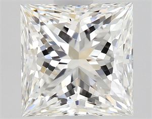 Picture of Natural Diamond 0.82 Carats, Princess with  Cut, F Color, VS2 Clarity and Certified by GIA