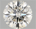 Natural Diamond 0.45 Carats, Round with Excellent Cut, J Color, VS1 Clarity and Certified by GIA