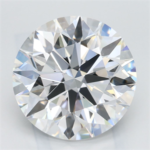 Picture of Lab Grown Diamond 4.01 Carats, Round with Ideal Cut, D Color, VVS1 Clarity and Certified by IGI