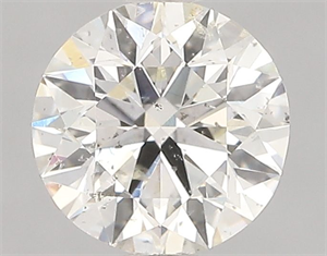 Picture of Natural Diamond 0.80 Carats, Round with Excellent Cut, K Color, SI2 Clarity and Certified by GIA