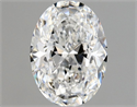 Natural Diamond 0.80 Carats, Oval with  Cut, E Color, VVS1 Clarity and Certified by GIA
