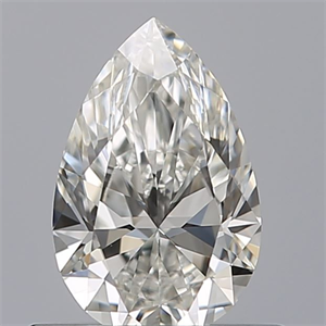 Foto Diamante Natural 0.51 quilates, De pera , Color G, claridad VVS1 y certificado GIA de