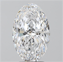Diamante Natural 3.01 quilates, Ovalado , Color D, claridad SI2 y certificado GIA