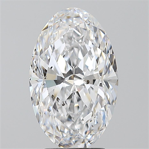Foto Diamante Natural 3.01 quilates, Ovalado , Color D, claridad SI2 y certificado GIA de