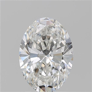 Picture of Natural Diamond 1.50 Carats, Oval with  Cut, F Color, SI1 Clarity and Certified by GIA