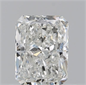 Natural Diamond 0.71 Carats, Radiant with  Cut, H Color, VS1 Clarity and Certified by GIA