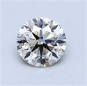 0.91 Carats, Round Diamond with Very Good Cut, J Color, SI1 Clarity and Certified by GIA