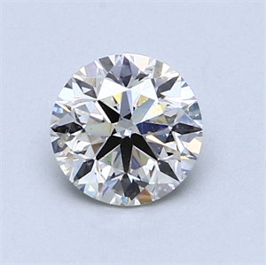 Picture of 0.91 Carats, Round Diamond with Very Good Cut, J Color, SI1 Clarity and Certified by GIA
