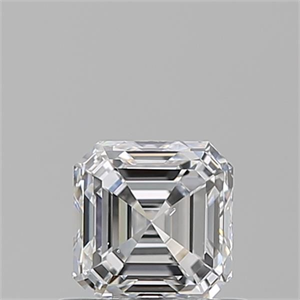 Picture of Natural Diamond 0.70 Carats, Asscher with  Cut, D Color, SI1 Clarity and Certified by GIA