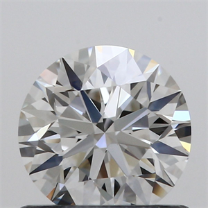 Picture of Natural Diamond 0.70 Carats, Round with Excellent Cut, I Color, VVS1 Clarity and Certified by GIA